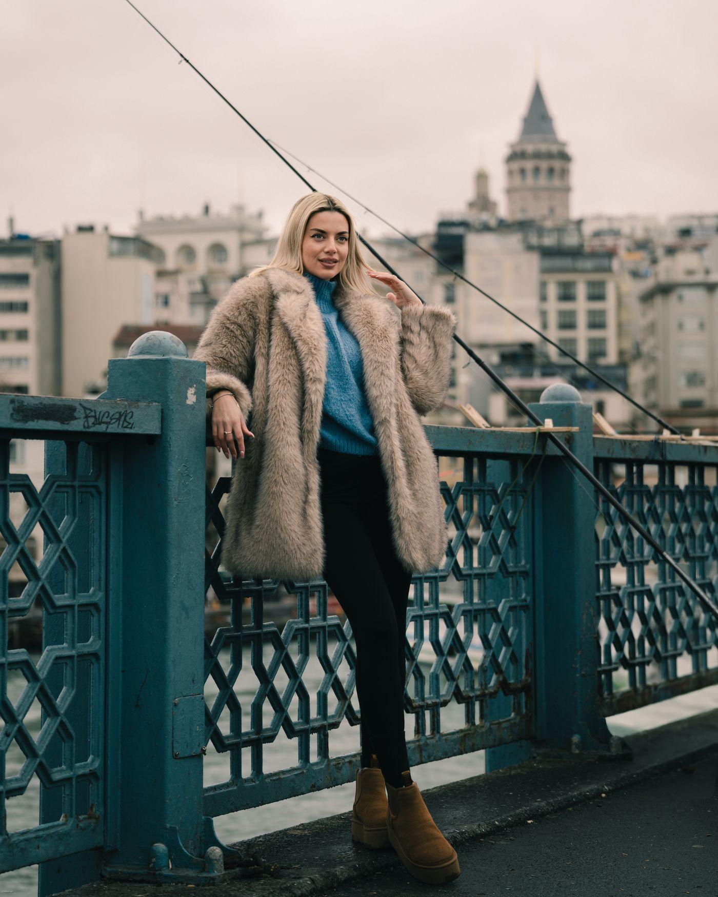 Camel Fur Longline Coat