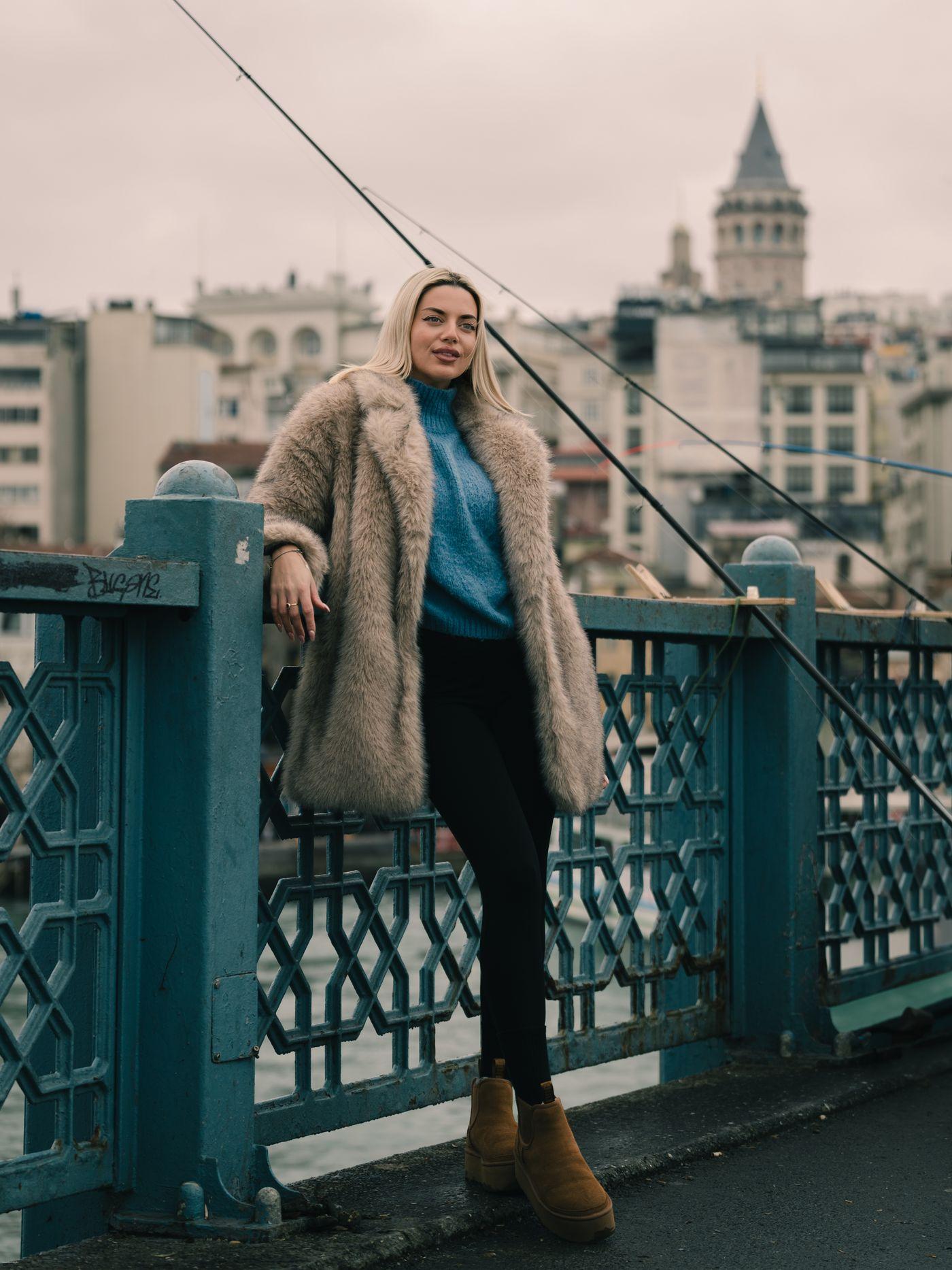Camel Fur Longline Coat
