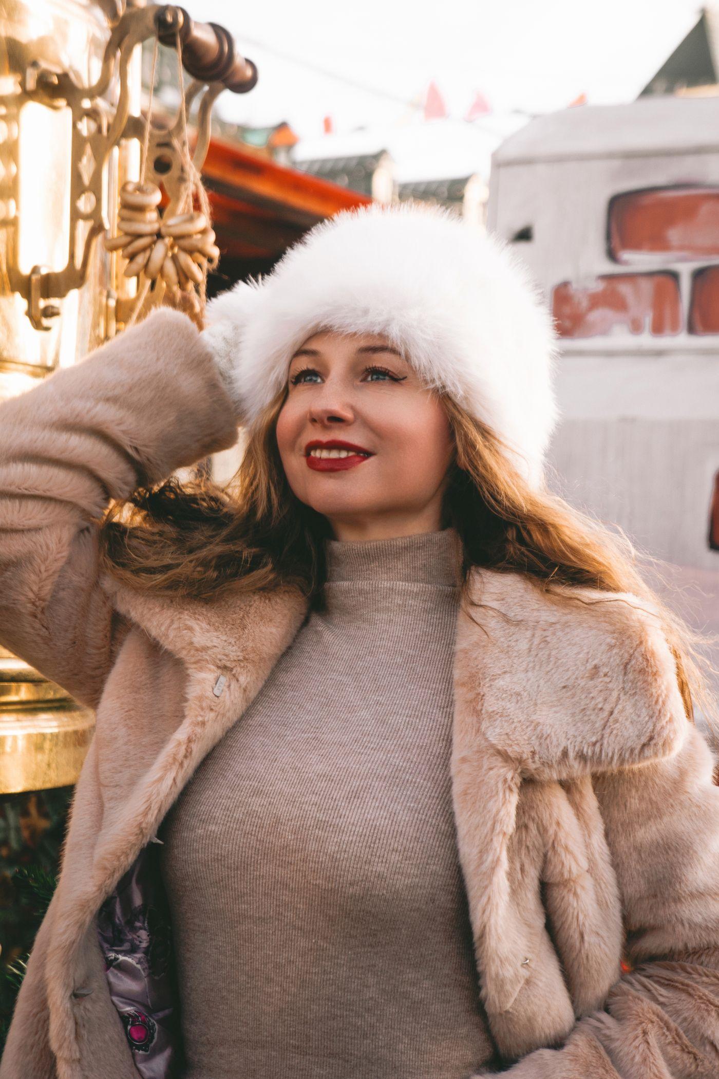 Ivory Fur Hat