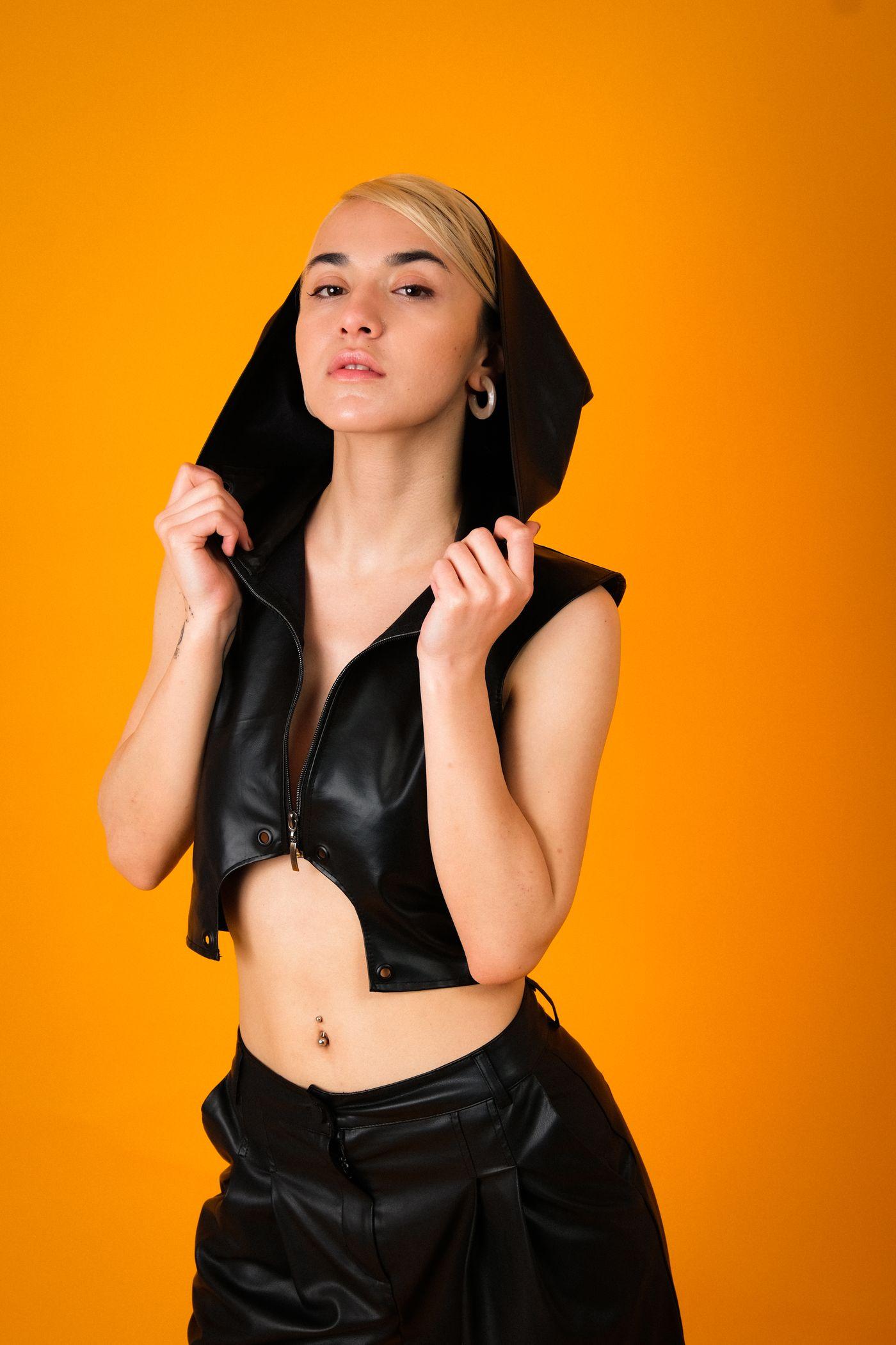 Leather Zip Vest