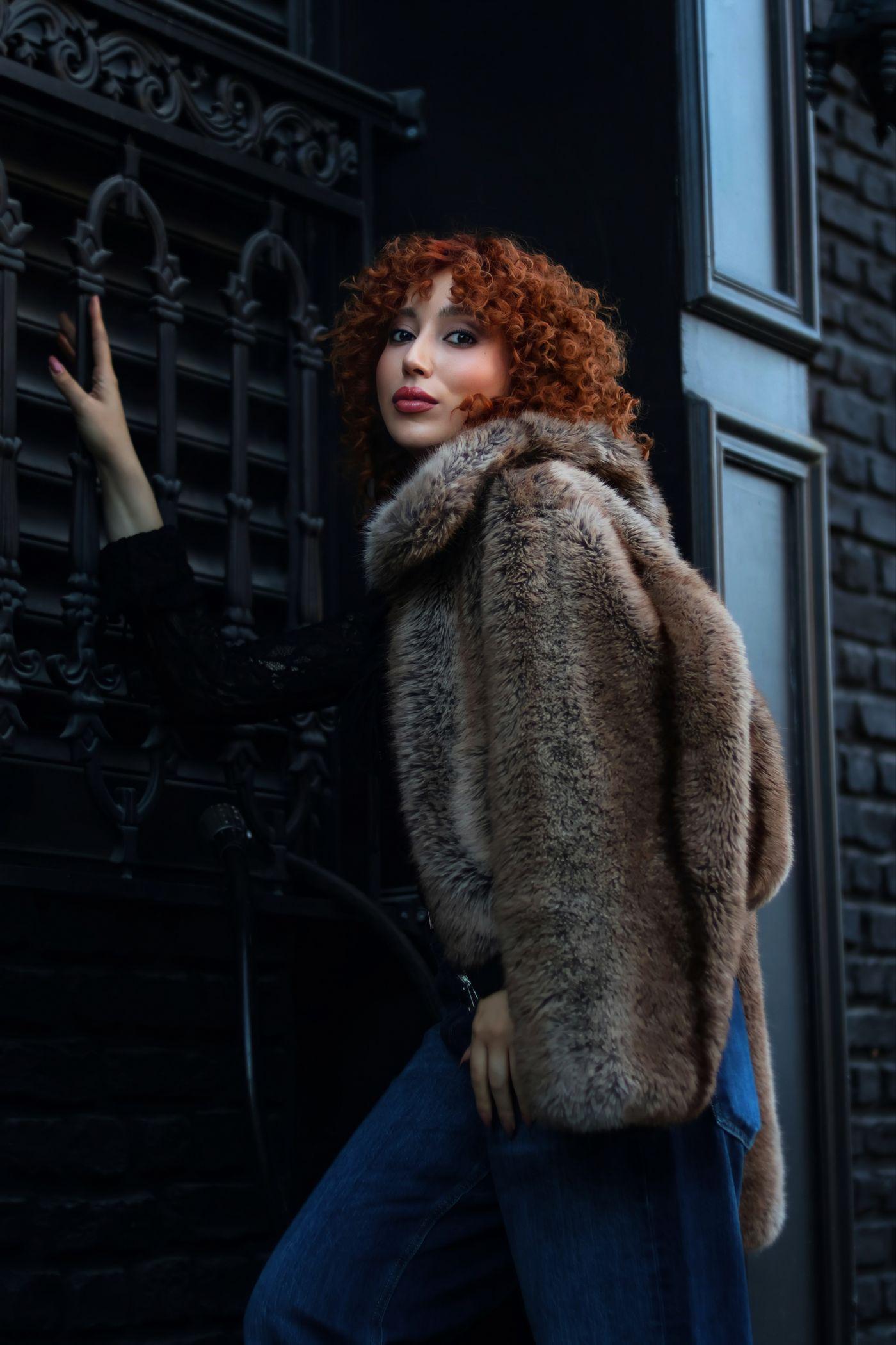 Taupe Mink Coat