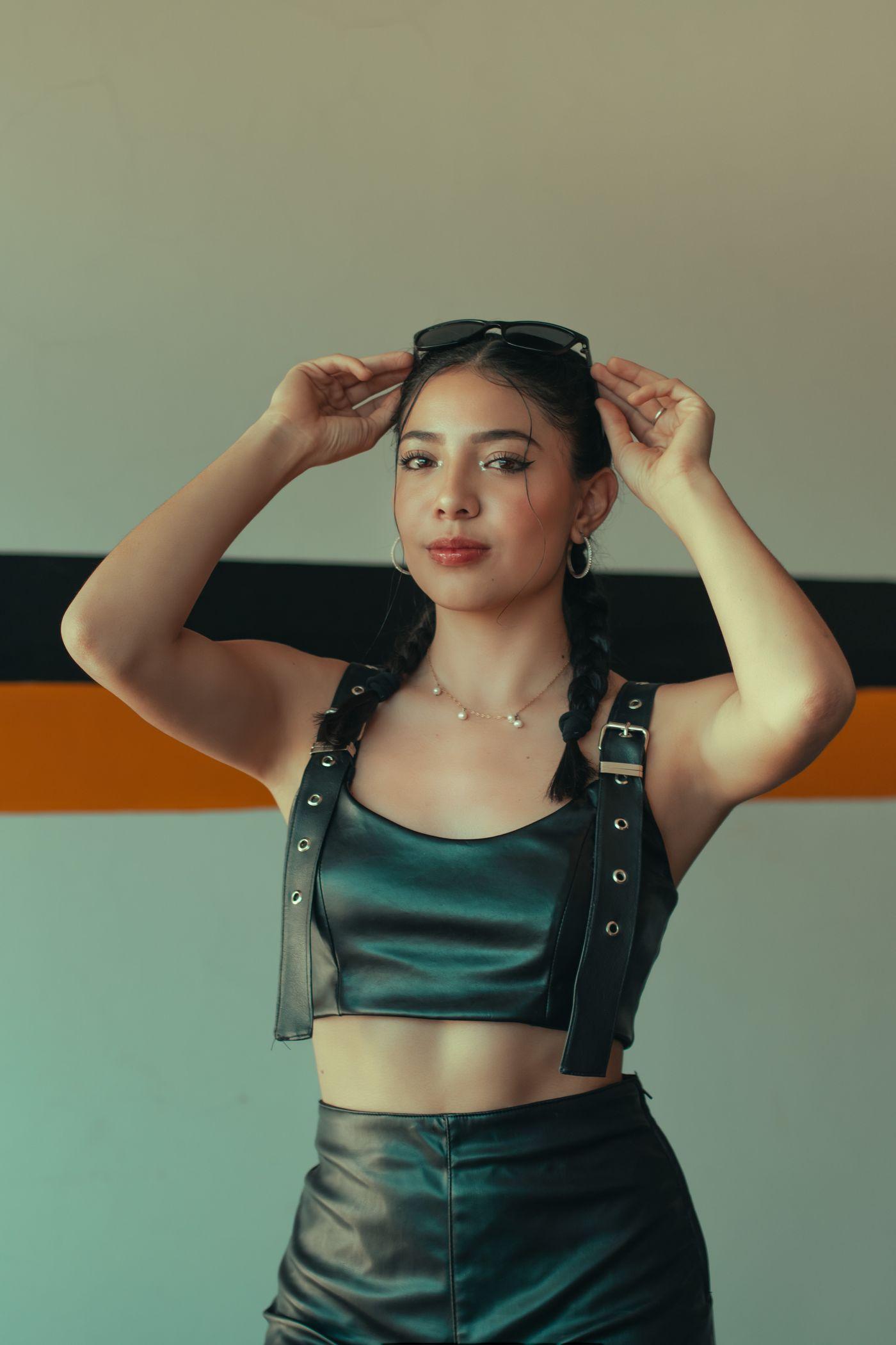 Leather Crop Vest