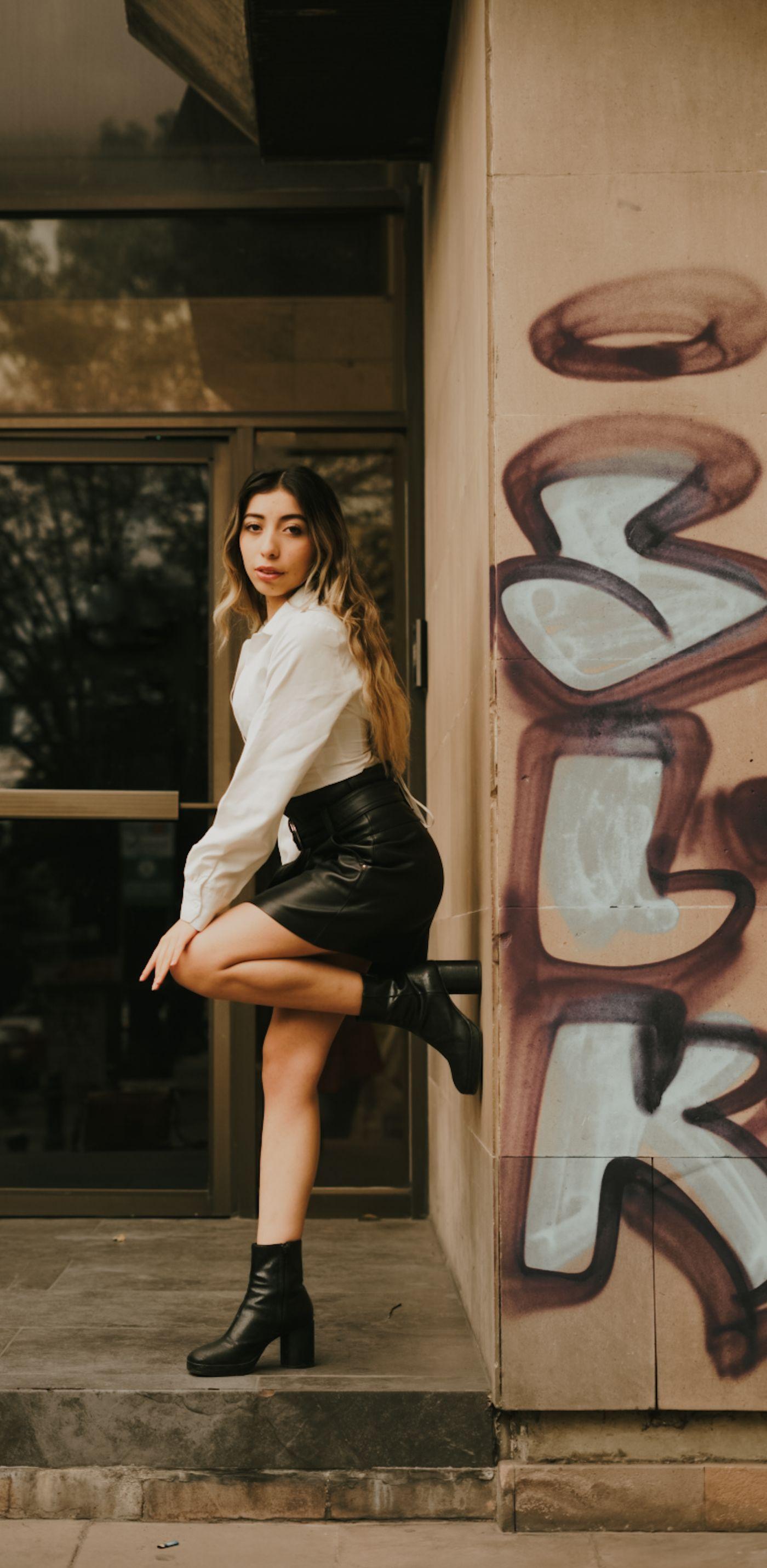 Leather Mini Skirt