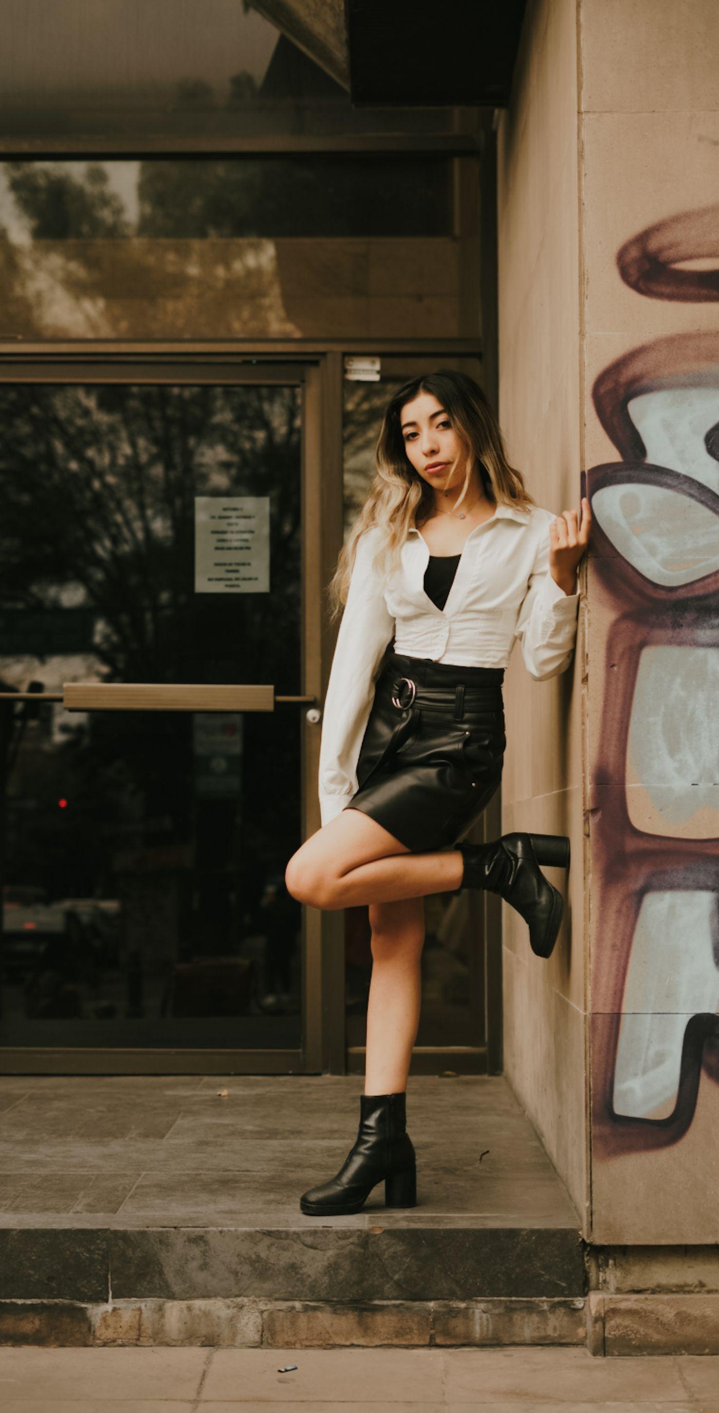 Leather Mini Skirt